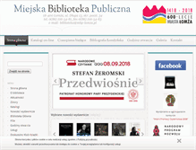 Tablet Screenshot of mbp-lomza.pl